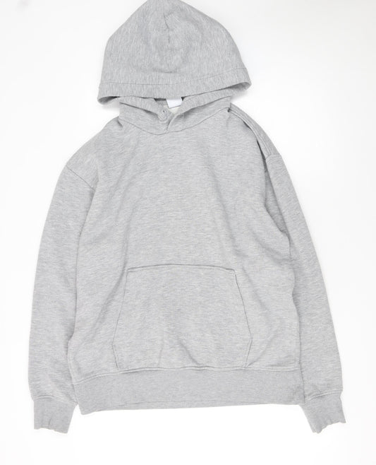 Womens UK Size L Zara Grey Pullover Hoodie