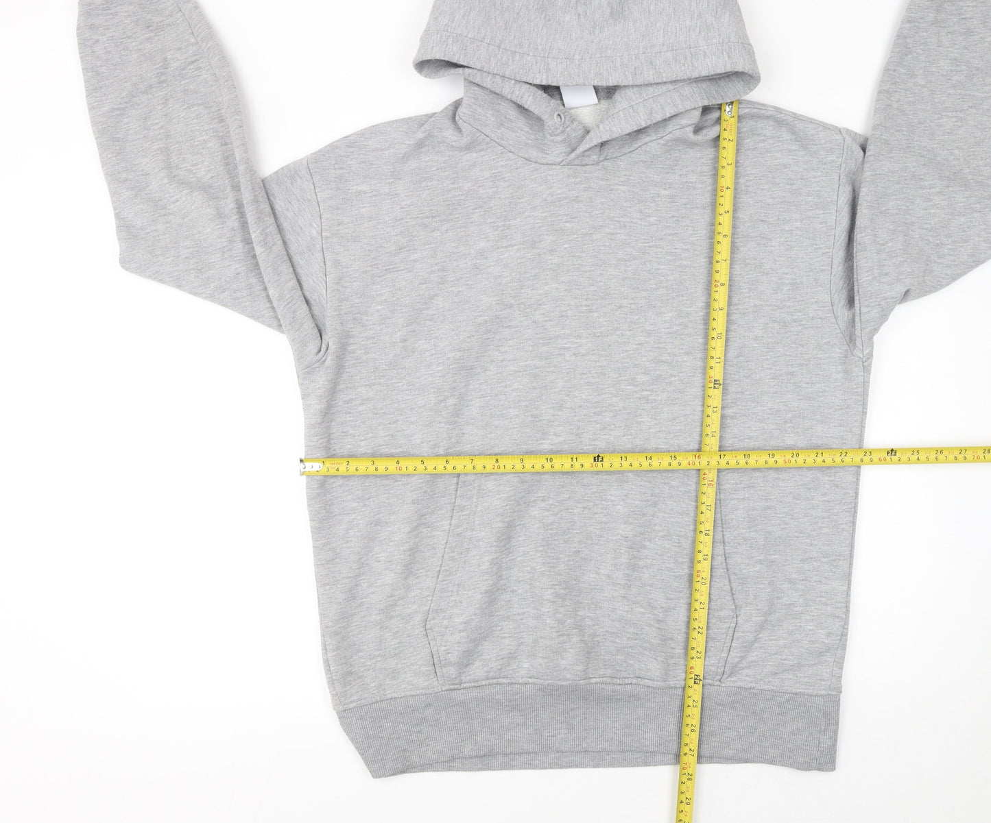 Womens UK Size L Zara Grey Pullover Hoodie