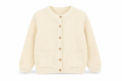 Girls UK Size 5-6 Years George Ivory Cardigan Jumper
