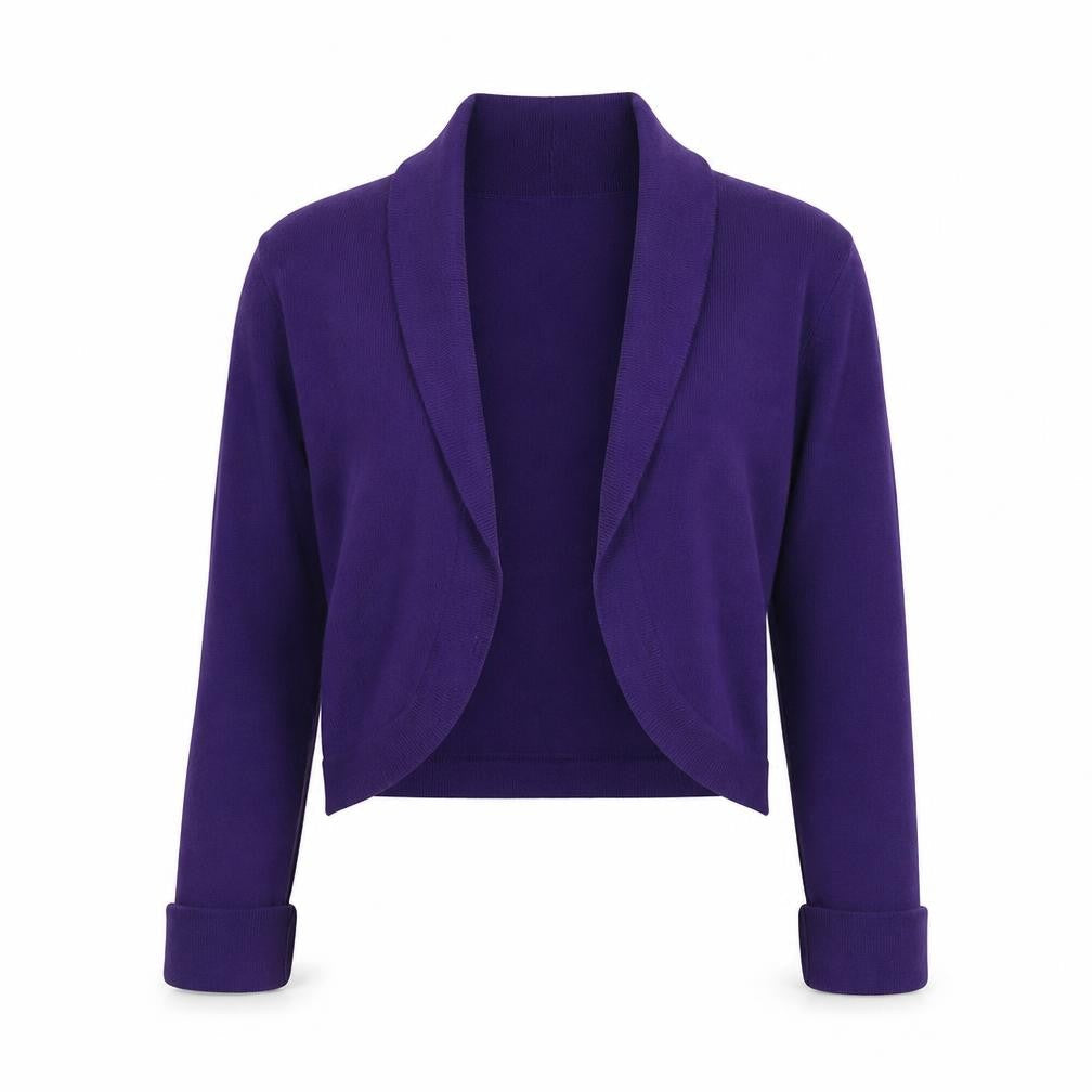Womens UK Size 10 Phase Eight Purple Cardigan Jumper