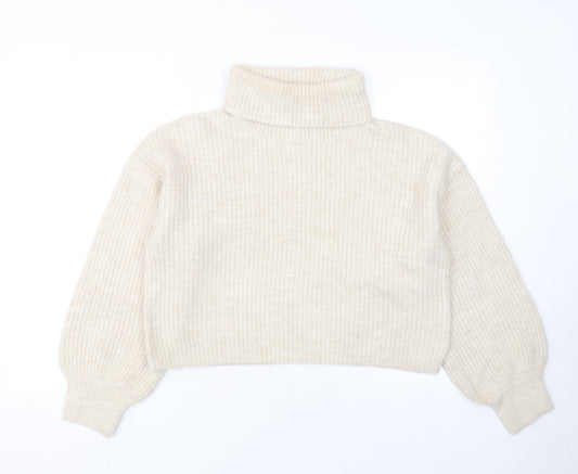 Girls UK Size 12-13 Years 915 Beige Pullover Jumper
