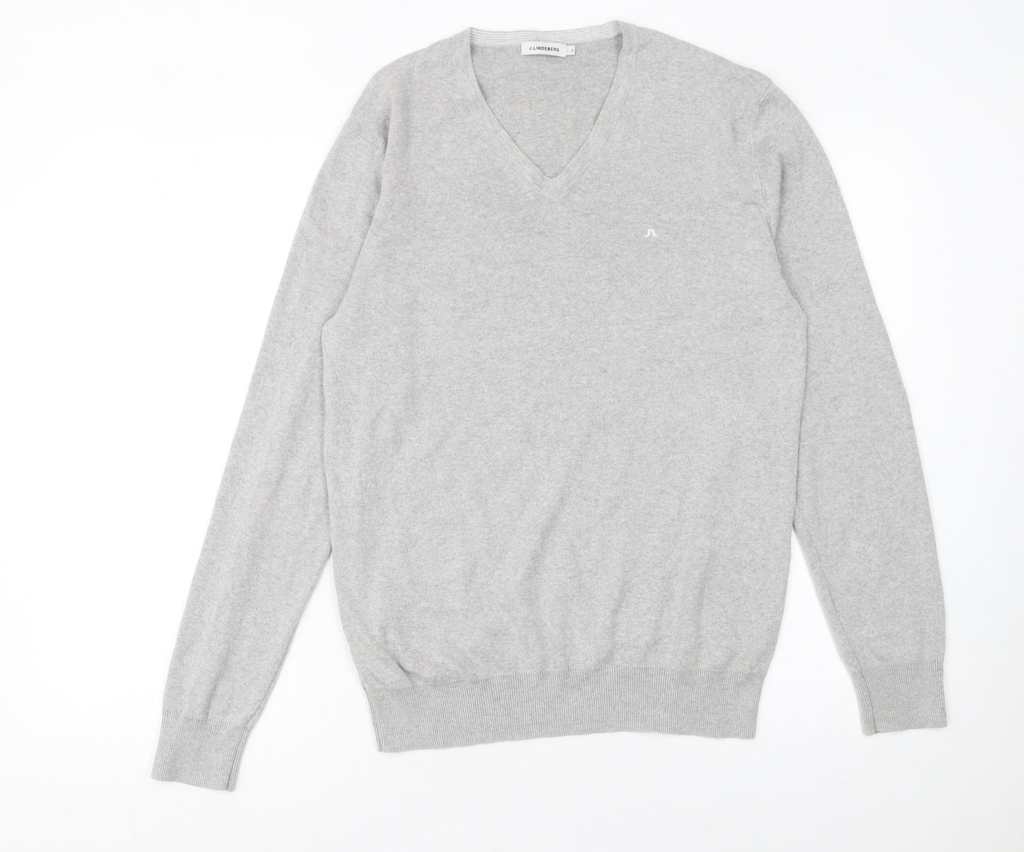 Mens UK Size M J.Lindeberg Grey Pullover Jumper