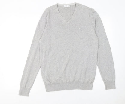 Mens UK Size M J.Lindeberg Grey Pullover Jumper