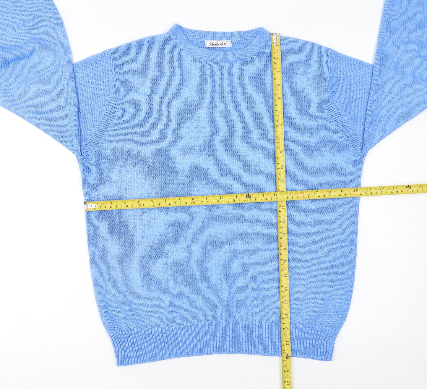 Womens UK Size 14 Berkertex Blue Pullover Jumper