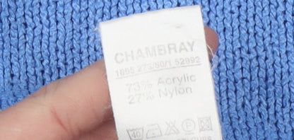 Womens UK Size 14 Berkertex Blue Pullover Jumper