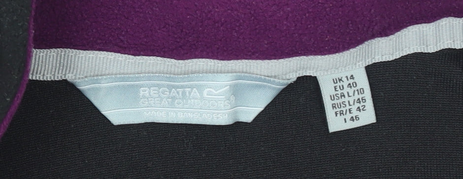 Womens UK Size 14 Regatta Black Pullover Sweatshirt