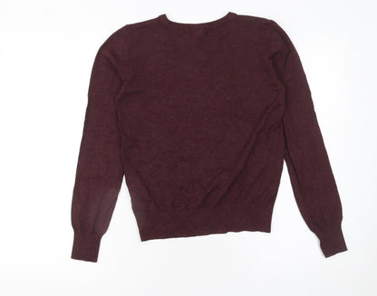 Womens UK Size XS H&M Brown Pullover Jumper