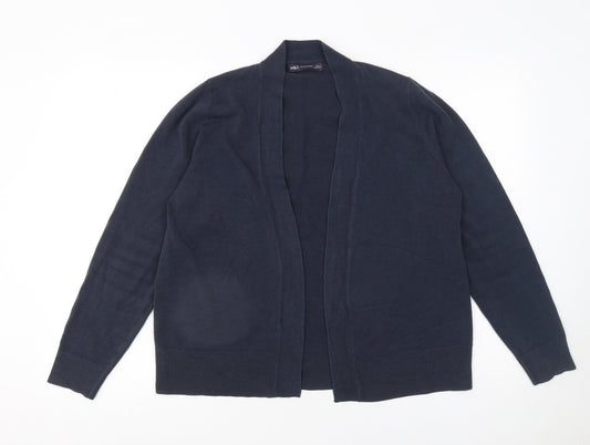 Womens UK Size L Marks and Spencer Blue Cardigan Jumper