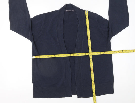 Womens UK Size L Marks and Spencer Blue Cardigan Jumper