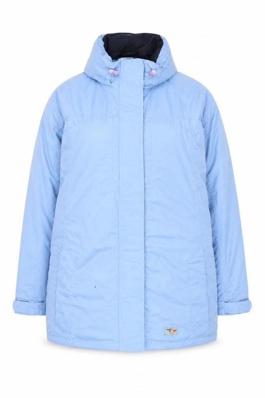 Womens UK Size 18 Arctic Storm Blue Parka Coat