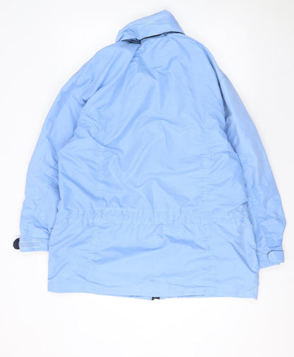 Womens UK Size 18 Arctic Storm Blue Parka Coat