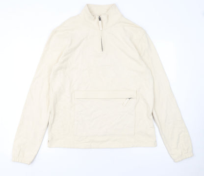 Mens UK Size S Marks and Spencer Beige Pullover Sweatshirt