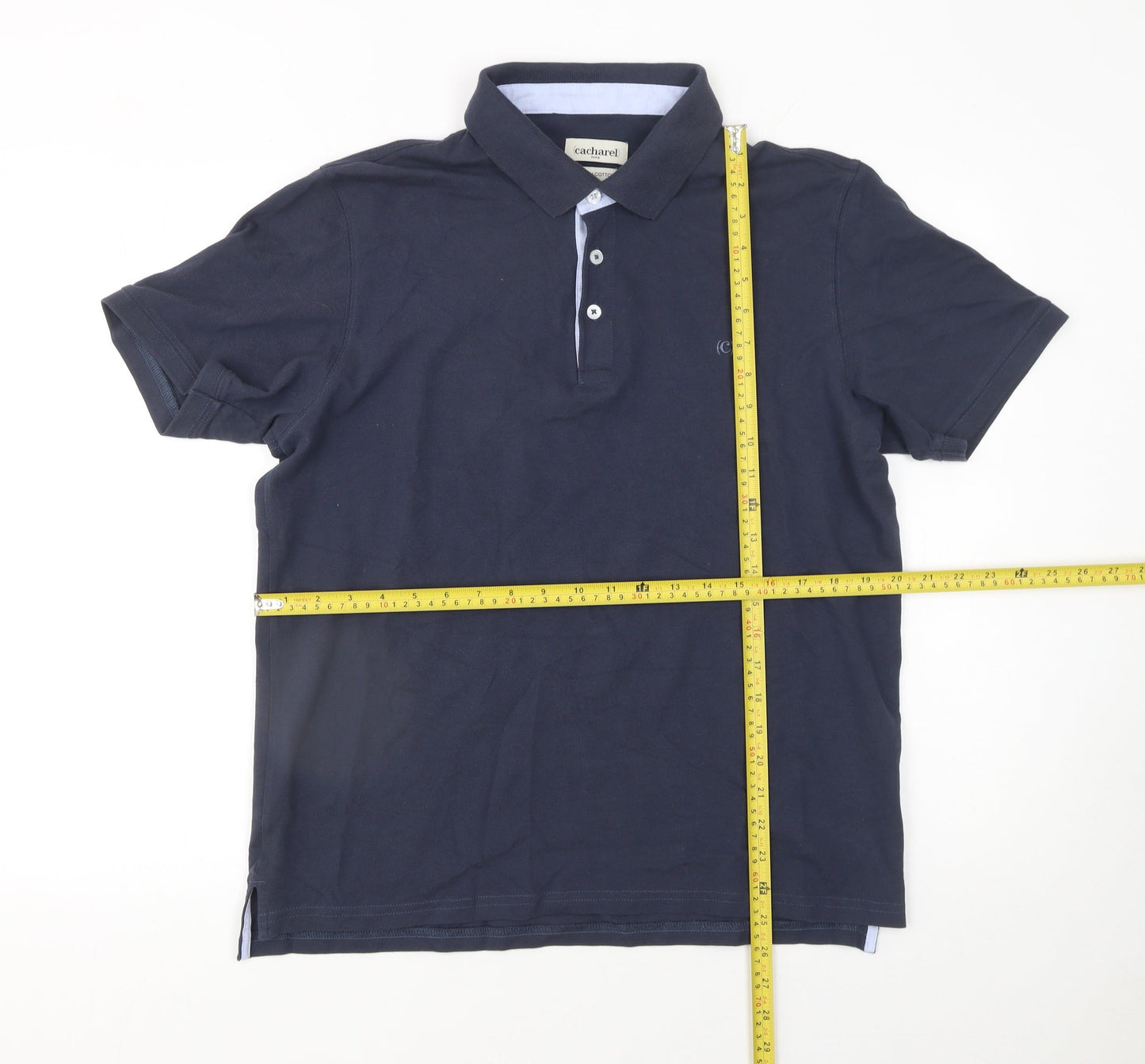 Mens UK Size L Cacharel Cotton Polo Shirt