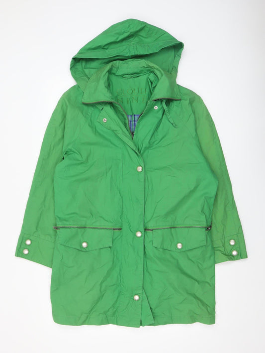 Womens UK Size S Cloud Nine Green Rain Coat