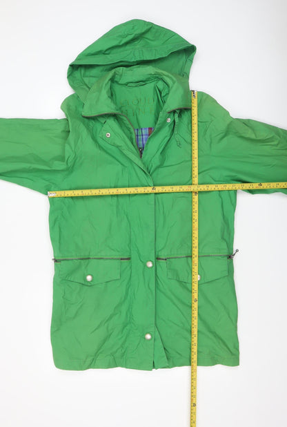 Womens UK Size S Cloud Nine Green Rain Coat