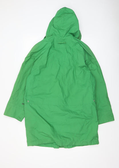 Womens UK Size S Cloud Nine Green Rain Coat
