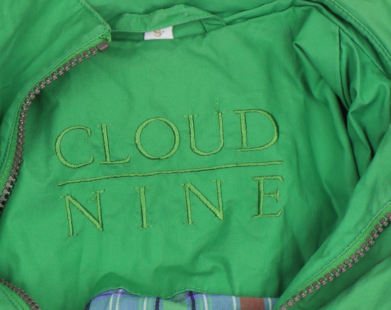 Womens UK Size S Cloud Nine Green Rain Coat