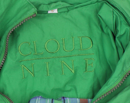 Womens UK Size S Cloud Nine Green Rain Coat