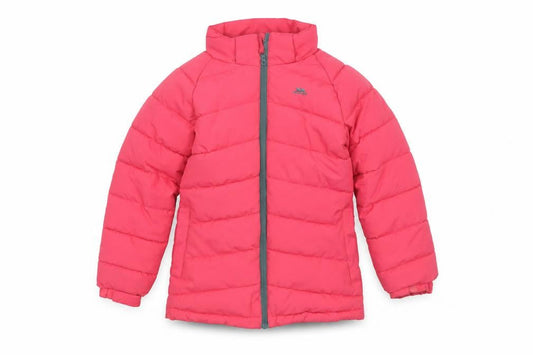 Girls UK Size 7-8 Years Trespass Pink Puffer Jacket