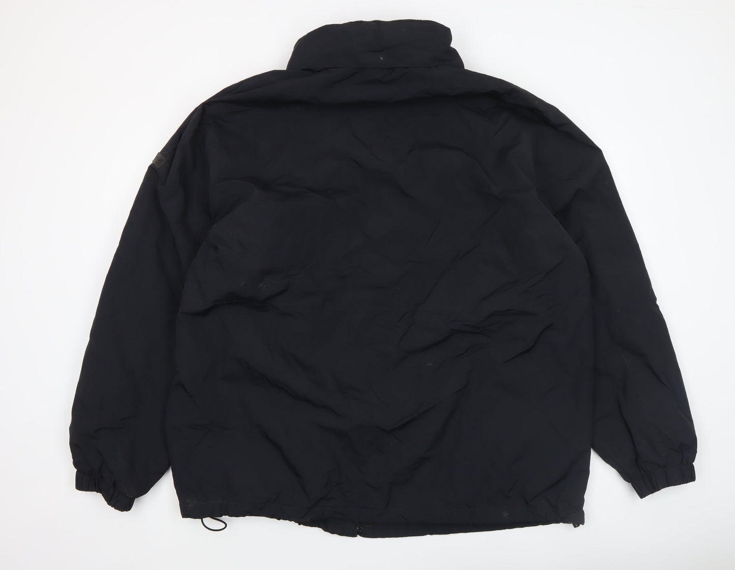 Mens UK Size 2XL Cherokee Black Windbreaker Coat