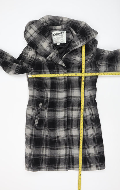 Womens UK Size 12 Cherokee Grey Overcoat