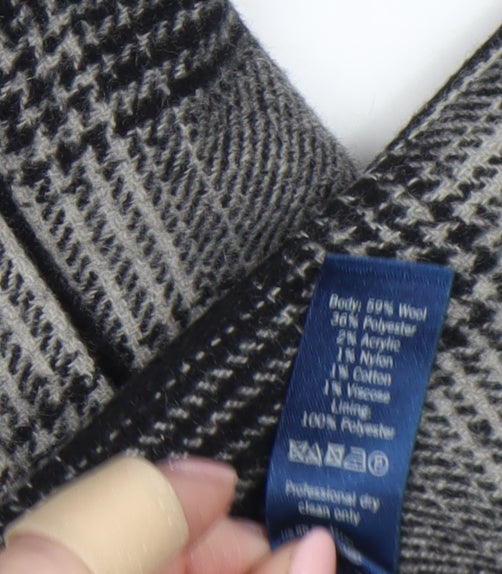 Womens UK Size 12 Cherokee Grey Overcoat