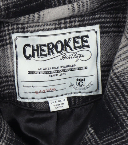 Womens UK Size 12 Cherokee Grey Overcoat