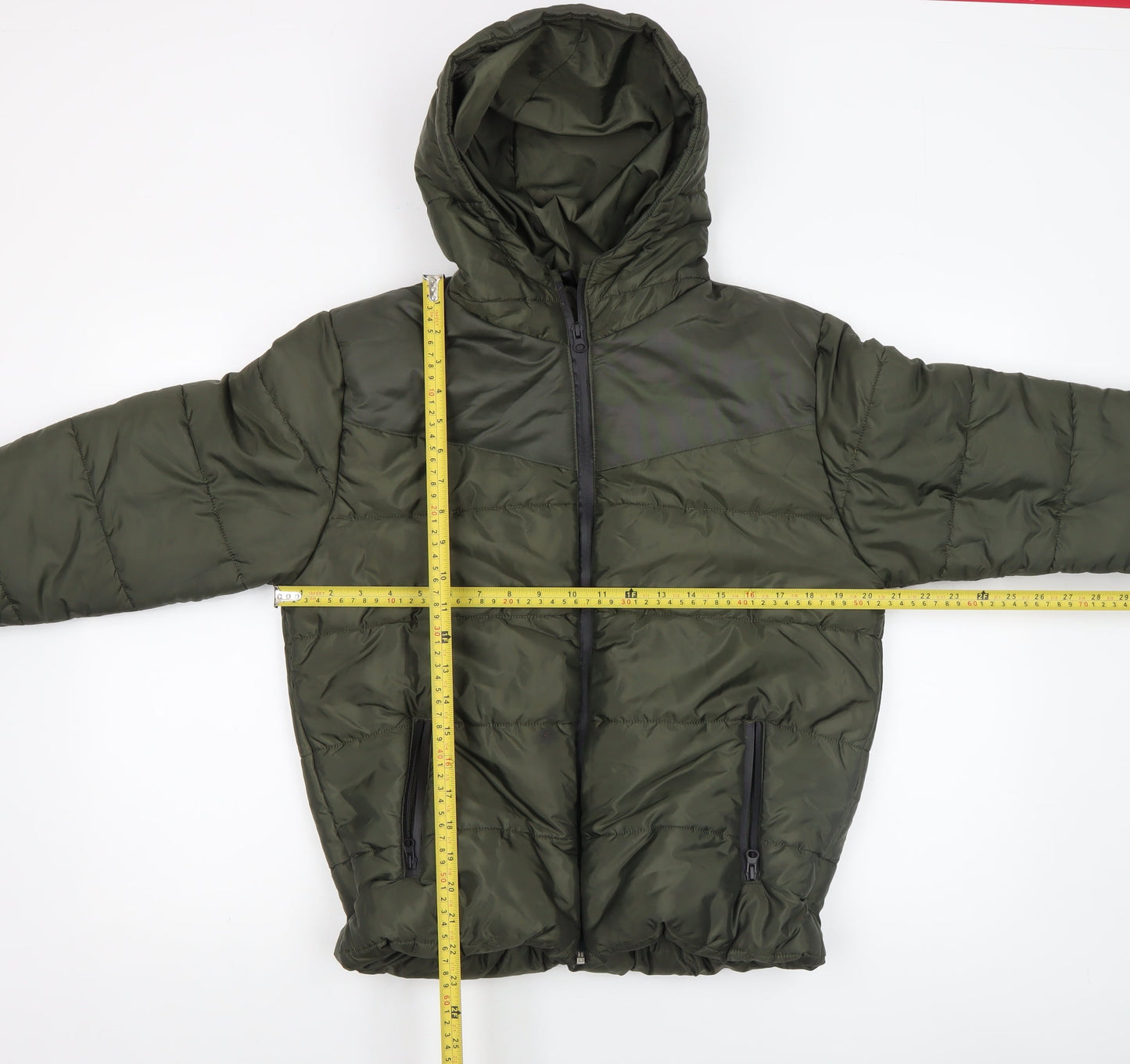 Womens UK Size XL Rising Green Puffer Jacket