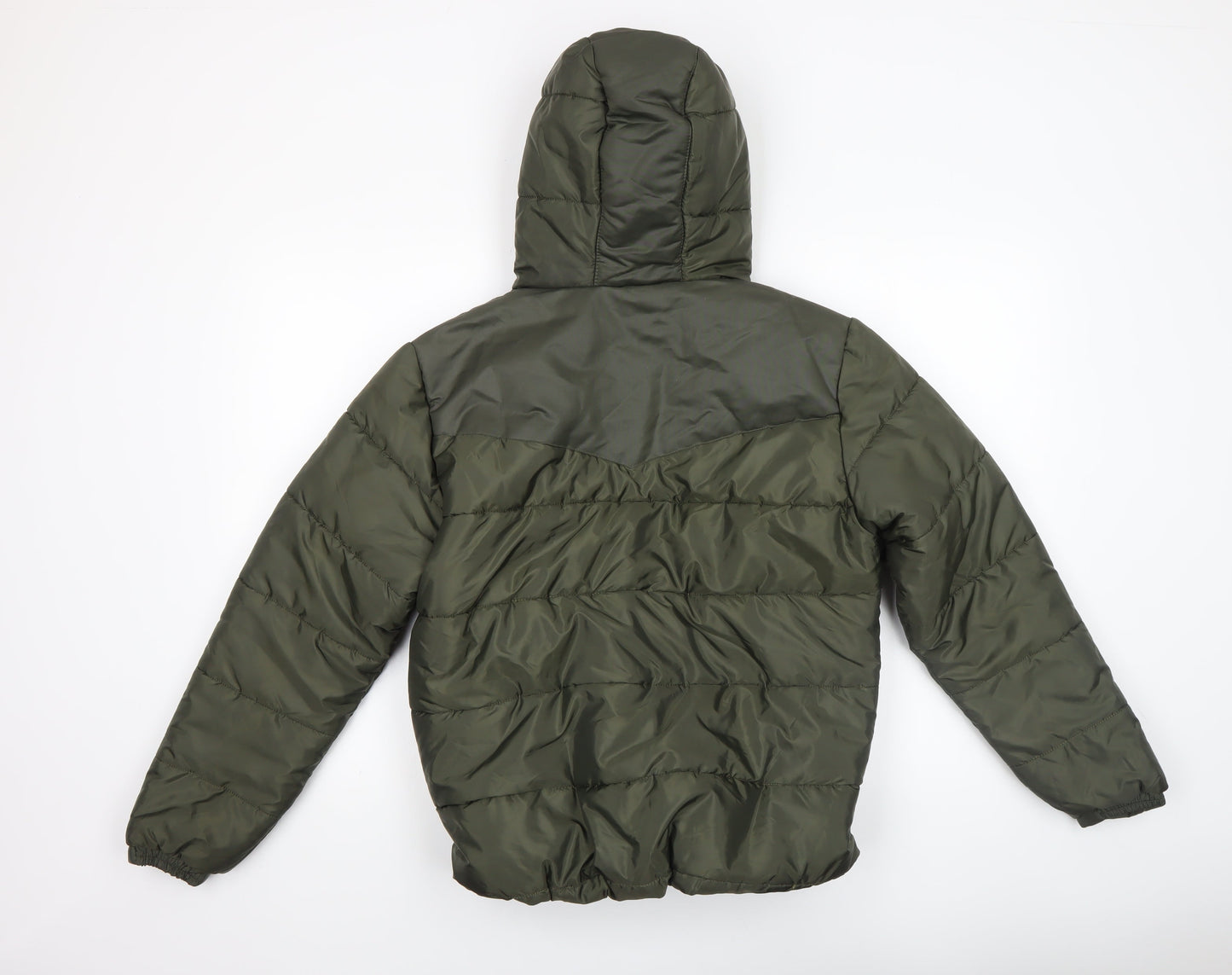 Womens UK Size XL Rising Green Puffer Jacket