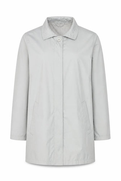 Womens UK Size L French Connection Grey Rain Coat