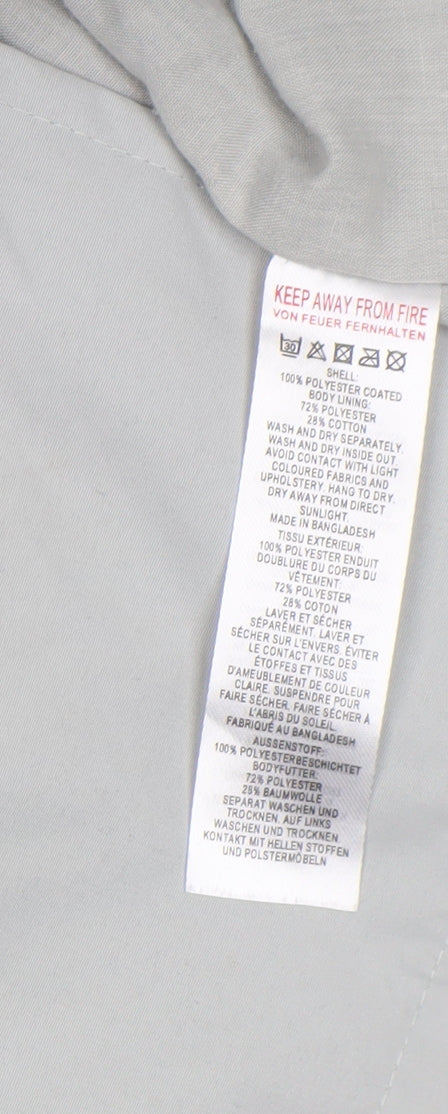 Womens UK Size L French Connection Grey Rain Coat