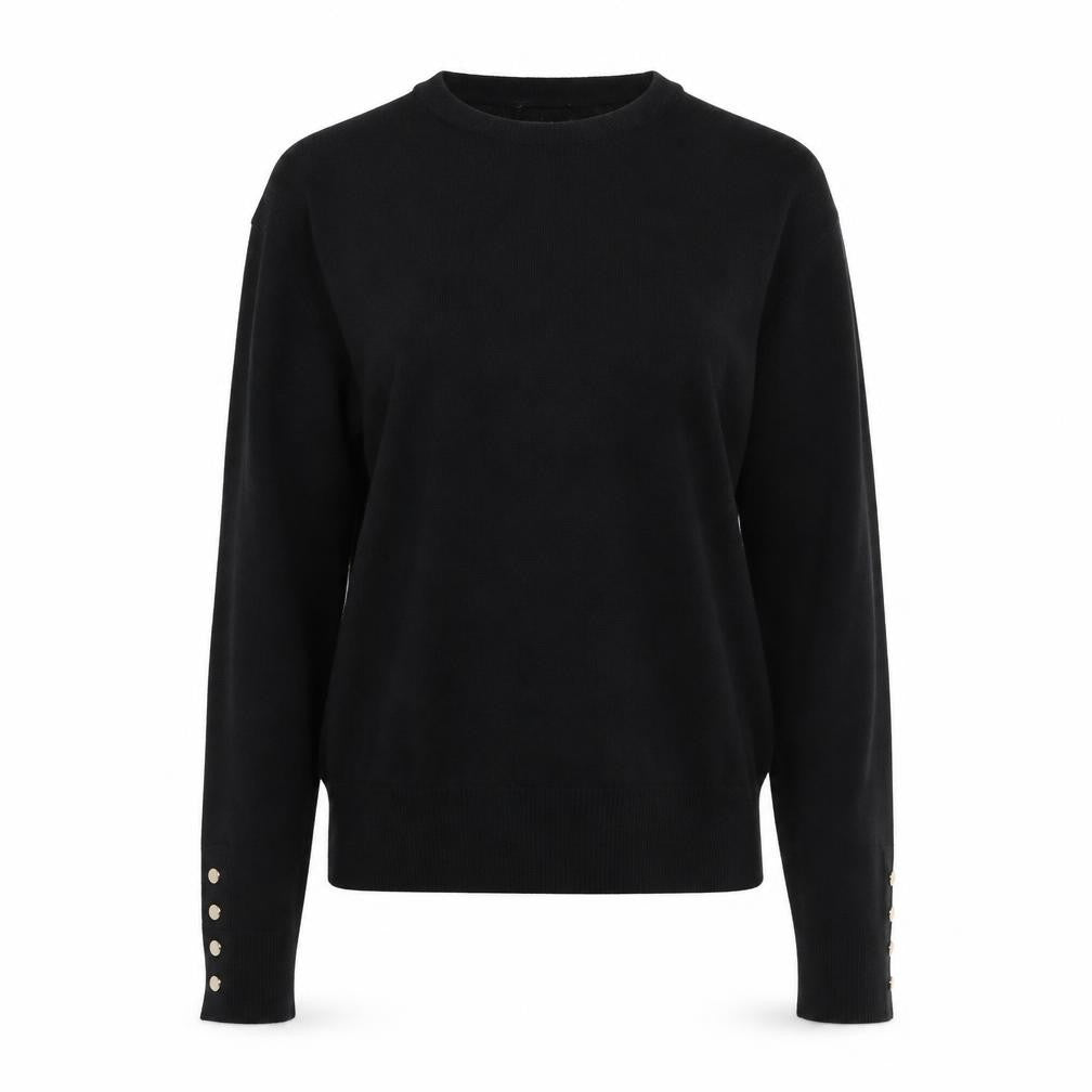 Womens UK Size S Richmond Black Pullover Jumper