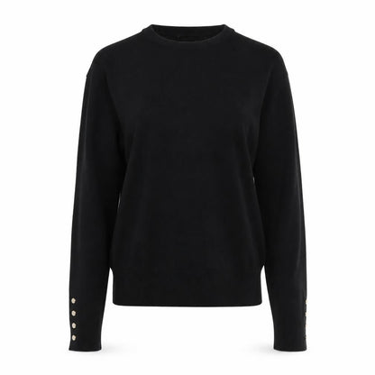 Womens UK Size S Richmond Black Pullover Jumper