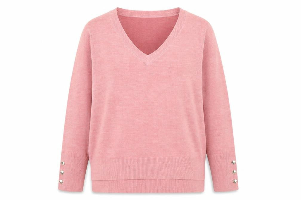 Womens UK Size M Primark Pink Pullover Jumper