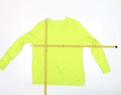 Womens UK Size 16 TU Yellow Pullover Jumper