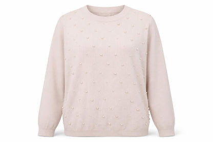 Womens UK Size XL CITY Beige Pullover Jumper