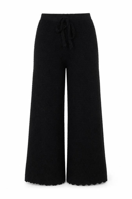 Womens UK Size S Oasis Relaxed Fit Casual Black Trousers