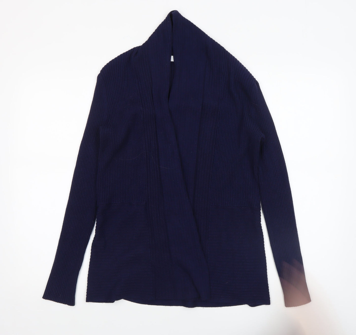 Womens UK Size 8 John Lewis Blue Cardigan Jumper