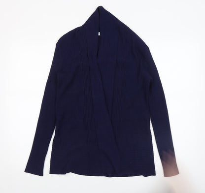 Womens UK Size 8 John Lewis Blue Cardigan Jumper