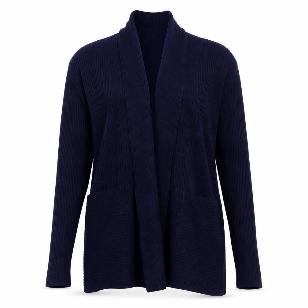 Womens UK Size 8 John Lewis Blue Cardigan Jumper