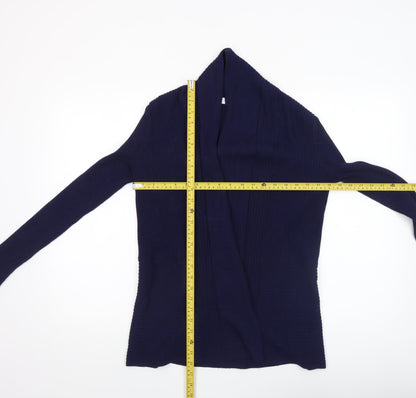 Womens UK Size 8 John Lewis Blue Cardigan Jumper