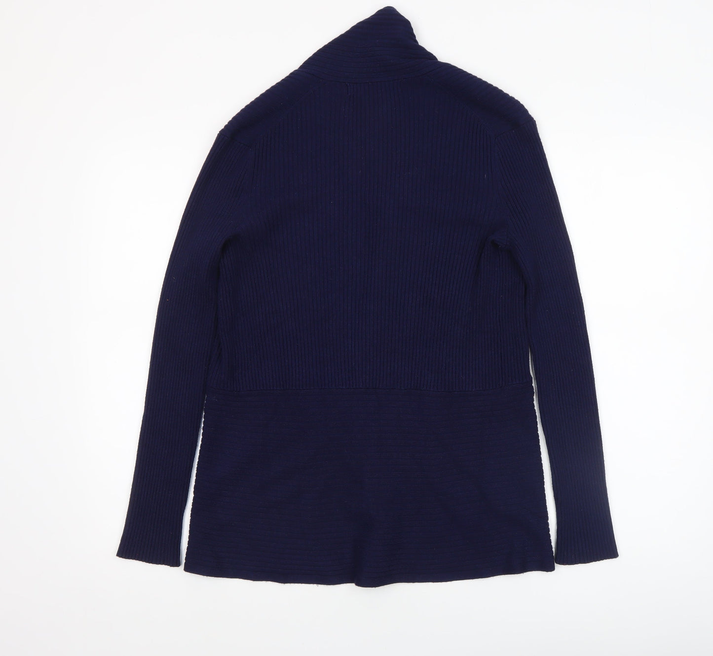 Womens UK Size 8 John Lewis Blue Cardigan Jumper