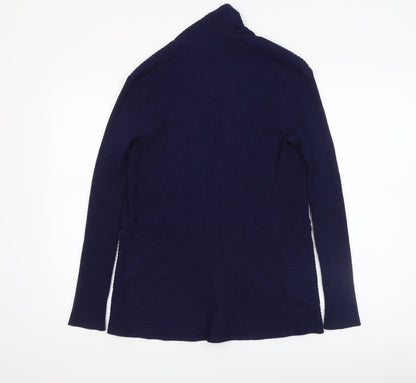 Womens UK Size 8 John Lewis Blue Cardigan Jumper