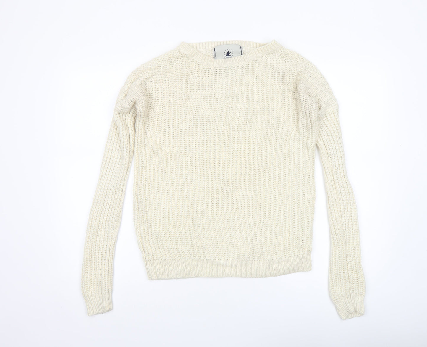 Womens UK Size 8 SoulCal & Co Ivory Pullover Jumper
