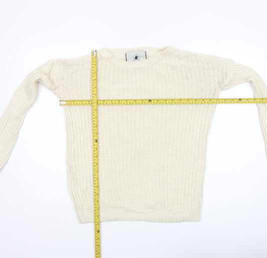 Womens UK Size 8 SoulCal & Co Ivory Pullover Jumper
