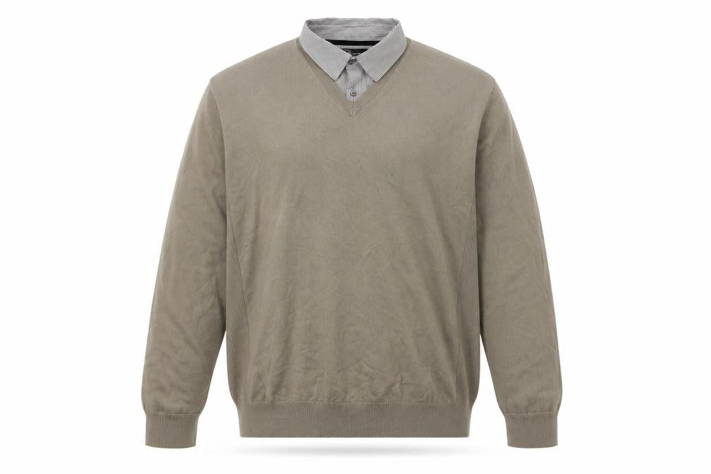 Mens UK Size XL NEXT Beige Pullover Jumper