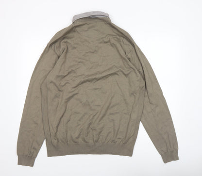 Mens UK Size XL NEXT Beige Pullover Jumper