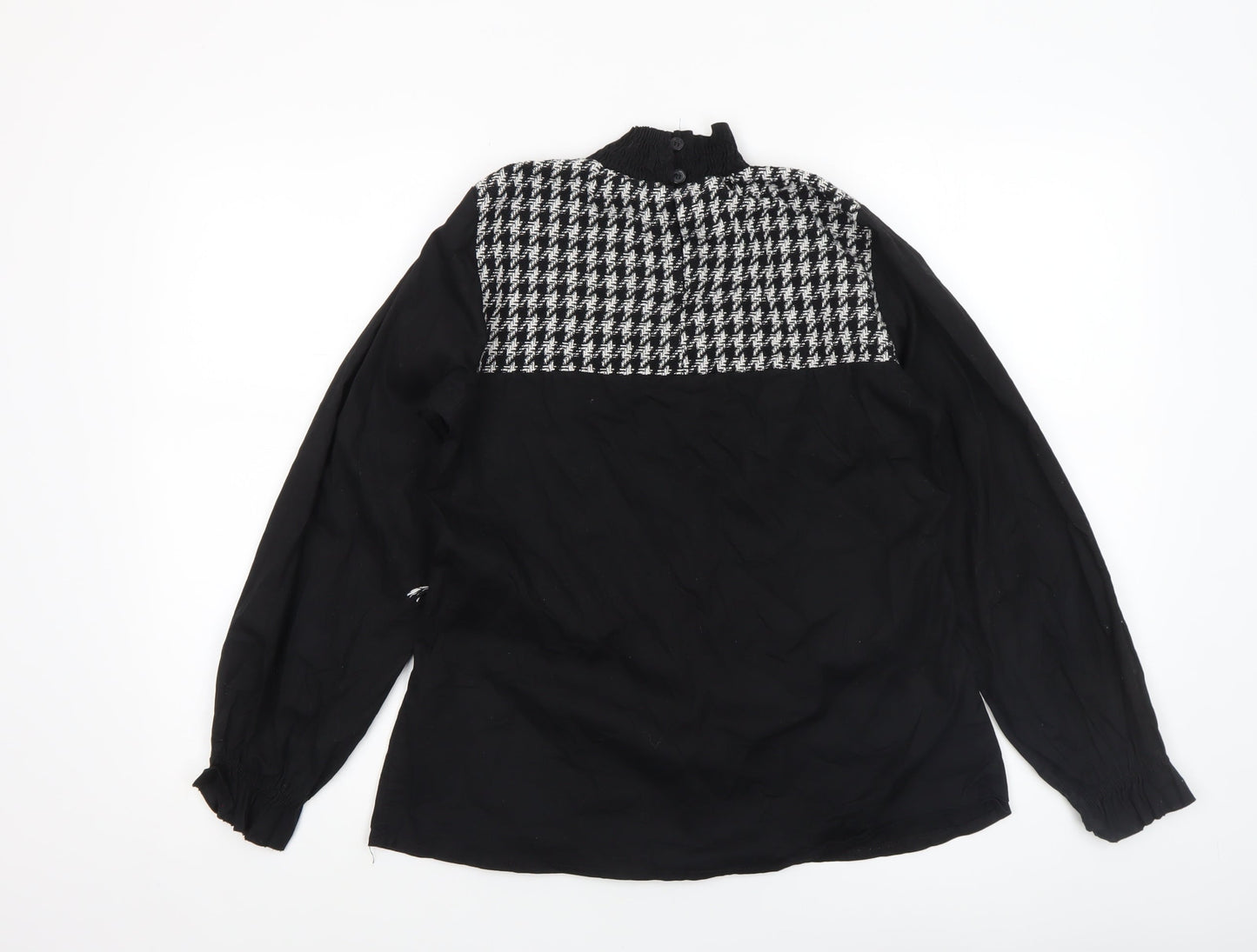 Womens UK Size 10 I SAW IT FIRST Black Tunic Blouse