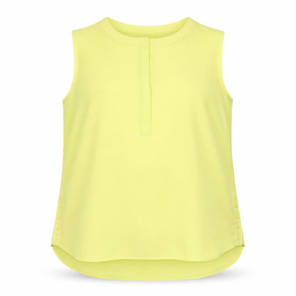 Womens UK Size 16 Gallery Yellow Basic Blouse
