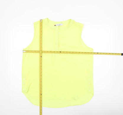 Womens UK Size 16 Gallery Yellow Basic Blouse